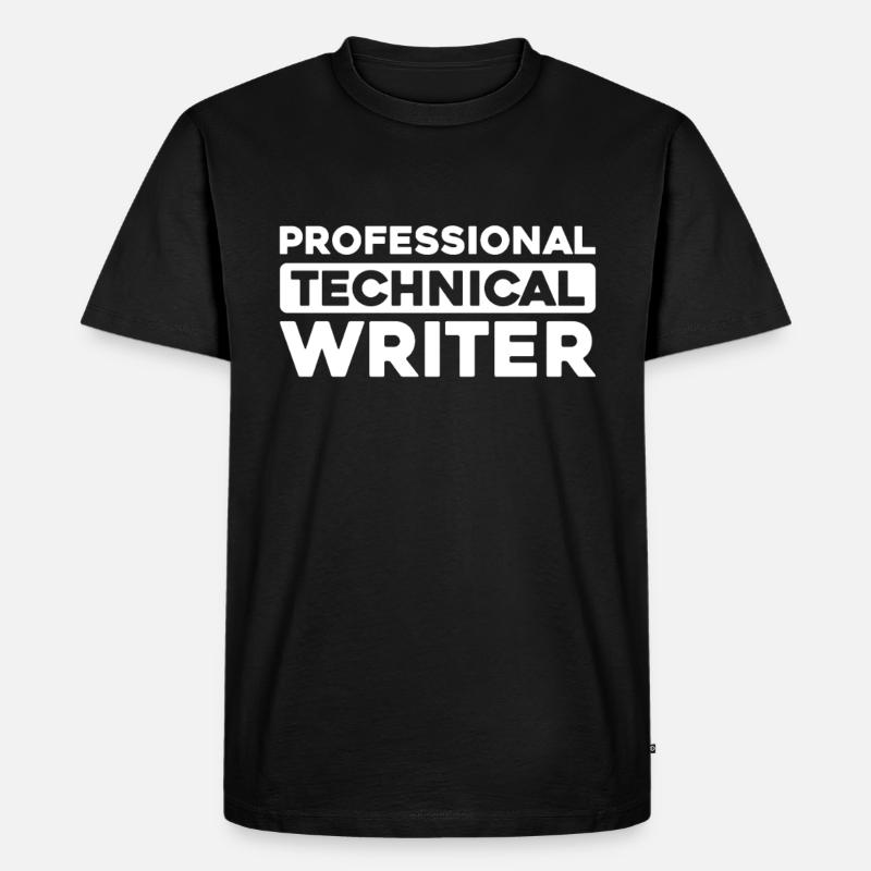 Technischer Redakteur - Männer Premium Bio T-Shirt - Schwarz
