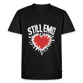 Toujours emo ! Esthétique alternative gothique emo - T-shirt Premium bio Homme - noir - Devant - Nico (187cm)