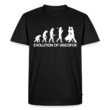 Discofox evolution / gift idea - Men's Premium Organic T-Shirt - black - Front - Nico (187cm)