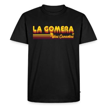 Alegranza Canaries Island Design - T-shirt Premium bio Homme - noir - Devant - Nico (187cm)