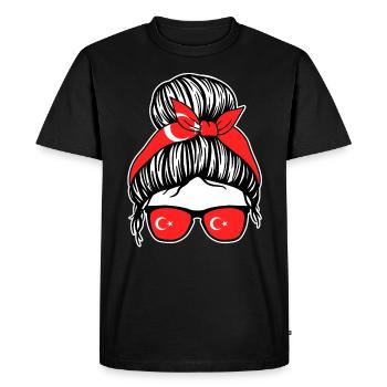 Türkiye Turquie turque - T-shirt Premium bio Homme - noir - Devant - Nico (187cm)
