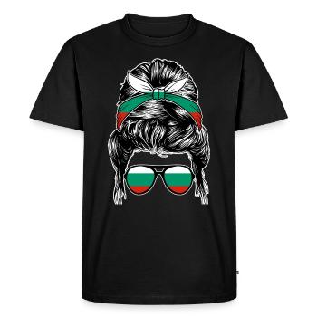 Balkans Bulgarie Bulgarie Bulgarie - T-shirt Premium bio Homme - noir - Devant - Nico (187cm)