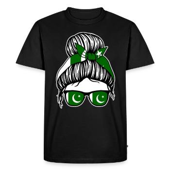 Pakistanais Pakistan Pakistan - T-shirt Premium bio Homme - noir - Devant - Nico (187cm)