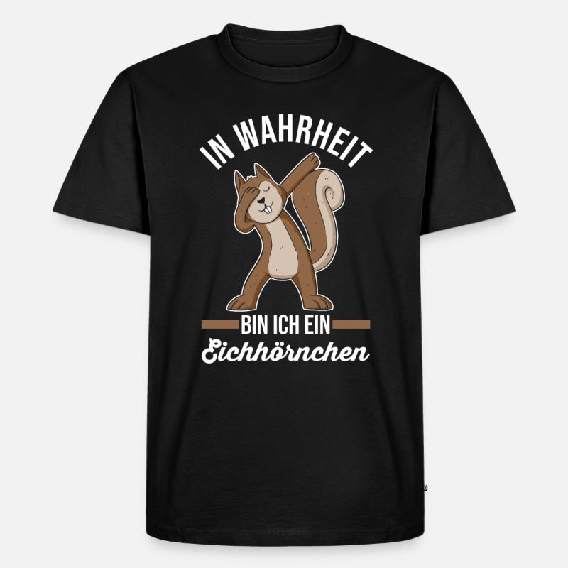 Erdmännchen - Männer Premium Bio T-Shirt - Schwarz