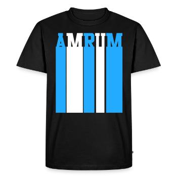 Mer du Nord Amrum - T-shirt Premium bio Homme - noir - Devant - Nico (187cm)