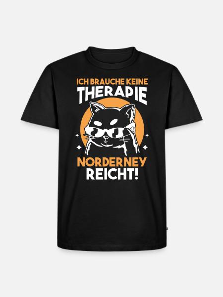 Nordsee Norderney - Männer Premium Bio T-Shirt - Schwarz
