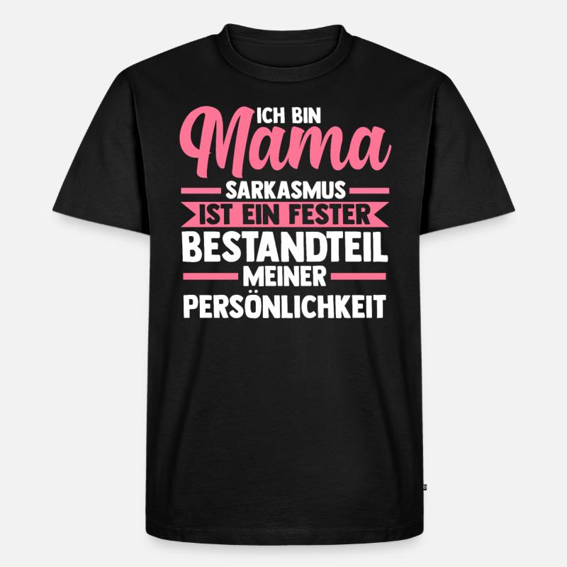 Mutter Mama - Männer Premium Bio T-Shirt - Schwarz