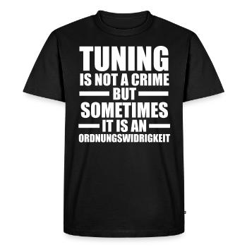 Mécanicien de voiture Tournevis tuner mécatronique de voiture - T-shirt Premium bio Homme - noir - Devant - Nico (187cm)