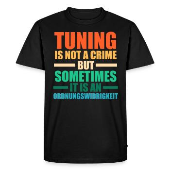 Mécanicien de voiture Tournevis tuner mécatronique de voiture - T-shirt Premium bio Homme - noir - Devant - Nico (187cm)