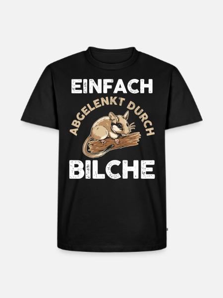 Bilch - Männer Premium Bio T-Shirt - Schwarz
