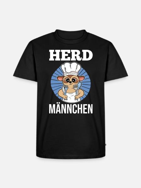 Erdmännchen Herdmännchen - Männer Premium Bio T-Shirt - Schwarz