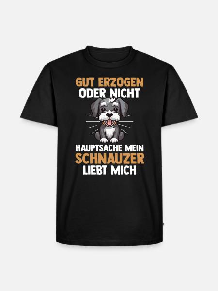 Schnauzer géant Schnauzer chien - T-shirt Premium bio Homme - noir