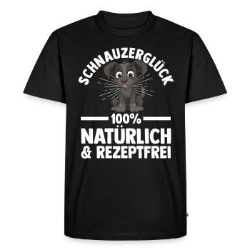 Schnauzer géant Schnauzer chien - T-shirt Premium bio Homme - noir - Devant - Nico (187cm)