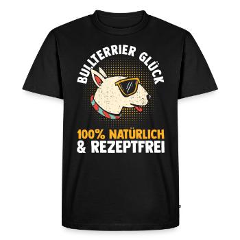 Chien Bull Terrier - T-shirt Premium bio Homme - noir - Devant - Nico (187cm)