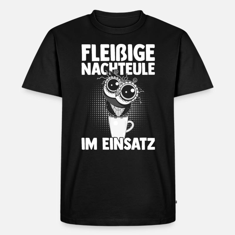 Night Shift chien Beagle - T-shirt Premium bio Homme - noir