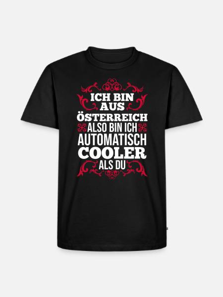 Austrians Austria - Men's Premium Organic T-Shirt - black