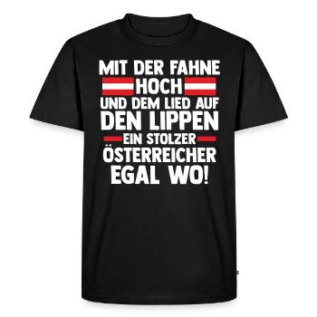 Autrichiens Autriche - T-shirt Premium bio Homme - noir - Devant - Nico (187cm)