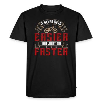 Funny Bike Cyclist Sayings Gift - T-shirt Premium bio Homme - noir - Devant - Nico (187cm)