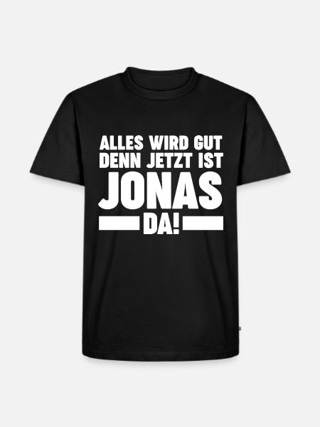 Jonas - Männer Premium Bio T-Shirt - Schwarz