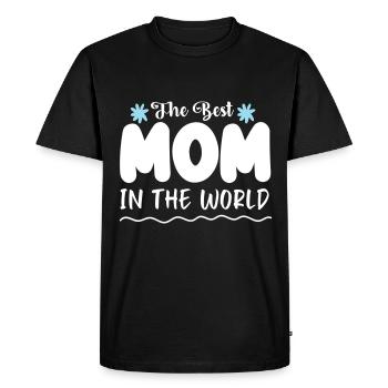 La Meilleure Maman Au Monde Meilleure Maman Maman - T-shirt Premium bio Homme - noir - Devant - Nico (187cm)