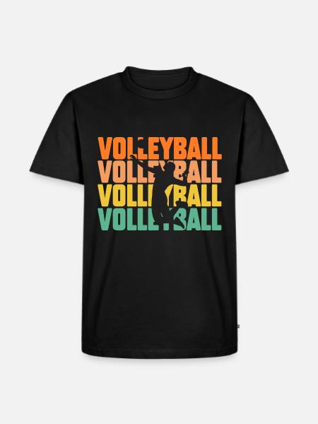 Volleyball Player Volleyball Player Volleyball - Men's Premium Organic T-Shirt - black