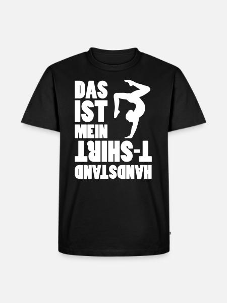 Handstand Shirt - Männer Premium Bio T-Shirt - Schwarz