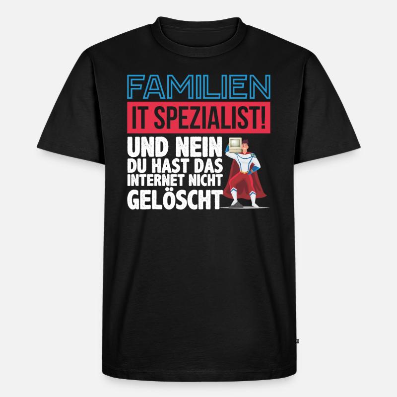 Programmierer Informatiker - Männer Premium Bio T-Shirt - Schwarz