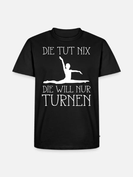 Turner Turnerin - Männer Premium Bio T-Shirt - Schwarz