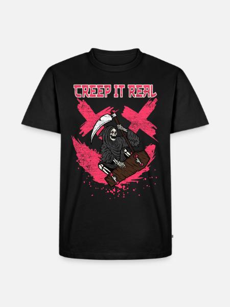 Creap It Real - Men's Premium Organic T-Shirt - black