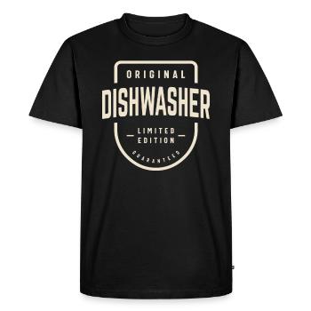 Classic Style for Dishwashers - Men's Premium Organic T-Shirt - black - Front - Nico (187cm)