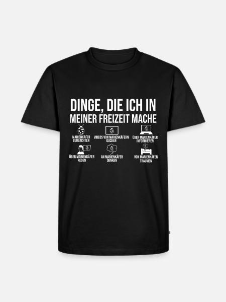 Marienkäfer - Männer Premium Bio T-Shirt - Schwarz