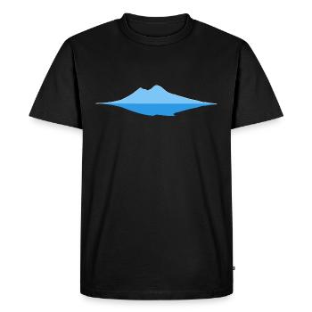 Naples, Vésuve - T-shirt Premium bio Homme - noir - Devant - Nico (187cm)