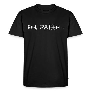 Trierer Platt Moselfränkisch Dialekt Trier Spruch - Männer Premium Bio T-Shirt - Schwarz - Vorne - Nico (187cm)