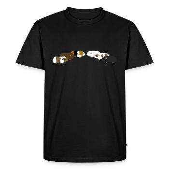six guinea pigs 2 - T-shirt Premium bio Homme - noir - Devant - Nico (187cm)