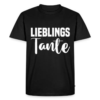 Godmother Aunt - Men's Premium Organic T-Shirt - black - Front - Nico (187cm)