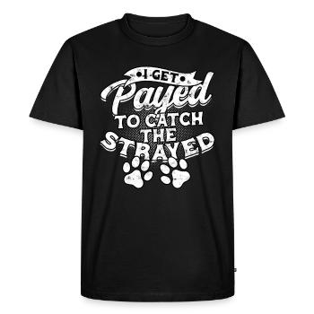 Sauvetage animal Bien-être animal Chien Chat Animal de compagnie Li - T-shirt Premium bio Homme - noir - Devant - Nico (187cm)