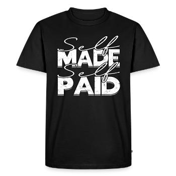 Directeur Général Chef Cadeau Idée Cadeau Travail - T-shirt Premium bio Homme - noir - Devant - Nico (187cm)