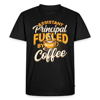 Principal Deputy Principal Gift - Men's Premium Organic T-Shirt - black - Front - Nico (187cm)