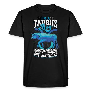 Astrologie du zodiaque Black Bull Queen April - T-shirt Premium bio Homme - noir - Devant - Nico (187cm)