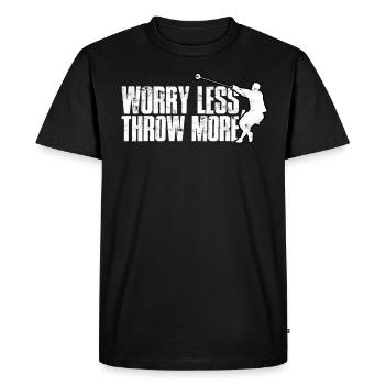 Lancer du marteau lancer du goût d’athlétisme et de terrain - T-shirt Premium bio Homme - noir - Devant - Nico (187cm)