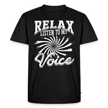 hypnotic hypnotize hypnotist - Men's Premium Organic T-Shirt - black - Front - Nico (187cm)