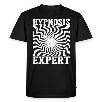 hypnotic hypnotize hypnotist - Men's Premium Organic T-Shirt - black - Front - Nico (187cm)