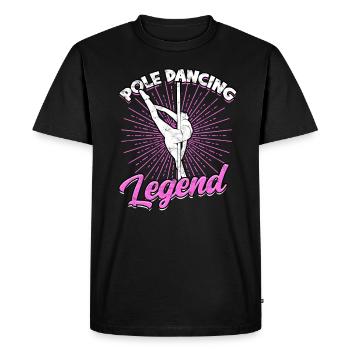 Pole Dance Gift Dancer Gift Idea Fitness - T-shirt Premium bio Homme - noir - Devant - Nico (187cm)