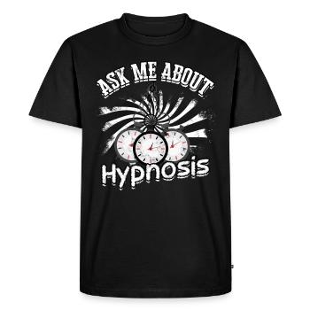 hypnotic hypnotize hypnotist - Men's Premium Organic T-Shirt - black - Front - Nico (187cm)