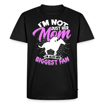 courses de chevaux balade à cheval chevaux cavalier cadeau g - T-shirt Premium bio Homme - noir - Devant - Nico (187cm)