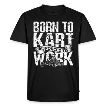 Kart conduite de kart pilotes de course Pilotes de course - T-shirt Premium bio Homme - noir - Devant - Nico (187cm)