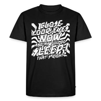 hypnotic hypnotize hypnotist - Men's Premium Organic T-Shirt - black - Front - Nico (187cm)