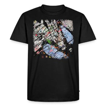 Decoration - Abstract Art - Background - Men's Premium Organic T-Shirt - black - Front - Nico (187cm)