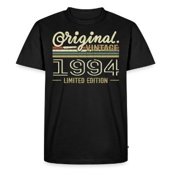 1994 Anniversaire Rétro 1994 Original 1994 Vintage - T-shirt Premium bio Homme - noir - Devant - Nico (187cm)