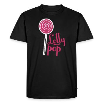 Lolly pop sweets - Men's Premium Organic T-Shirt - black - Front - Nico (187cm)